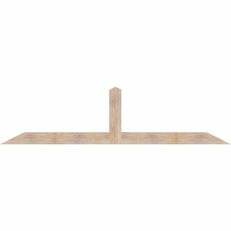 Ekena Millwork Portland Smooth Timber Gable Bracket, Douglas Fir, 108"W x 27"H x 5 1/2"D x 5 1/2"F, 6/12 Pitch GBW108X27X0606POR00SDF